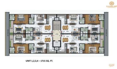 Project Image of 1550 Sq.ft 3 BHK Apartment / Flat for sale in Sector 104 for Rs. 9500000