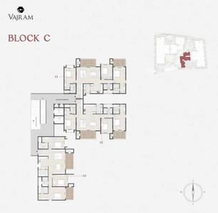 Project Image of 2237.0 - 2630.0 Sq.ft 3 BHK Apartment for buy in Vajram Chrysanthemum