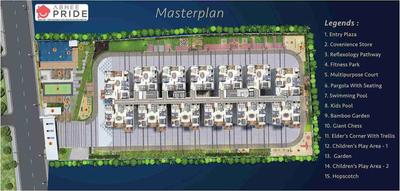 Project Image of 1105.0 - 1410.0 Sq.ft 2 BHK Apartment for buy in Abhee Pride