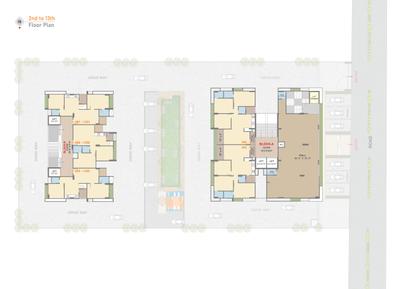 Project Image of 1359.0 - 1845.0 Sq.ft 2 BHK Apartment for buy in Dutt Paradise