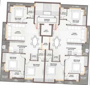 Project Image of 0.0 - 905.0 Sq.ft 3 BHK Apartment for buy in Patidar Avasar Palace 1