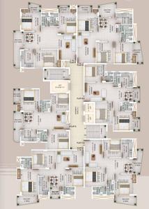 Project Image of 1312.0 - 1588.0 Sq.ft 3 BHK Apartment for buy in Aman Shikhar Green City