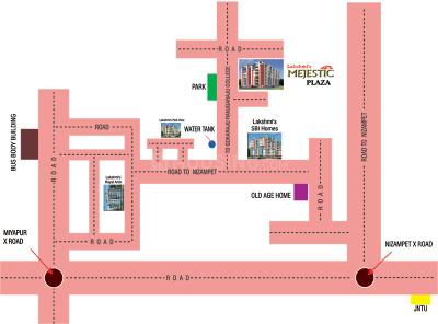 Project Image of 1091.0 - 1741.0 Sq.ft 2 BHK Apartment for buy in Lakshmi Majestic Plaza
