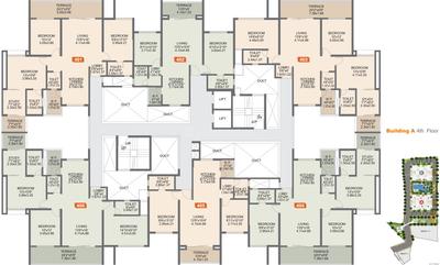 Project Image of 602.0 - 875.0 Sq.ft 2 BHK Apartment for buy in Rohan Ishan Wing A 5 To 11 Floor