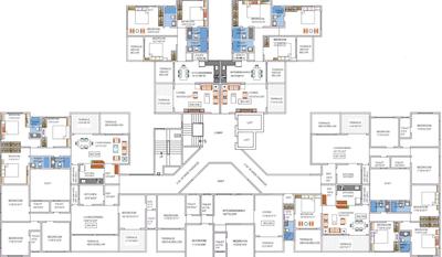 Project Image of 1208.0 - 1478.0 Sq.ft 3 BHK Apartment for buy in Kundan La Ventana Phase 2