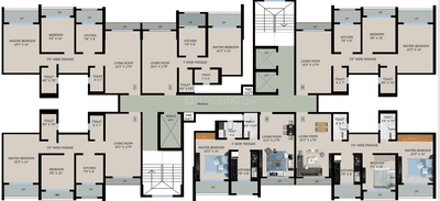 Project Image of 1855 Sq.ft 3 BHK Apartment / Flat for sale in Bhayandar West for Rs. 25000000