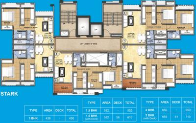 Project Image of 375.98 - 713.86 Sq.ft 1 BHK Apartment for buy in Vihang Vermont