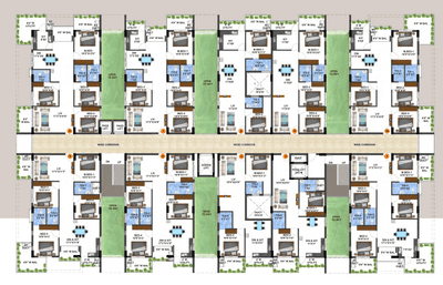 Project Image of 1214.0 - 2047.0 Sq.ft 2 BHK Apartment for buy in Mirage Anmol Avalon Towers