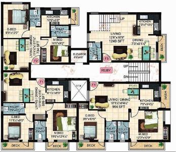 Project Image of 464.0 - 1249.0 Sq.ft 1 BHK Apartment for buy in Steps Stone Ethiraj