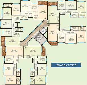 Project Image of 965 Sq.ft 2 BHK Apartment / Flat for sale in Virar West for Rs. 6500000