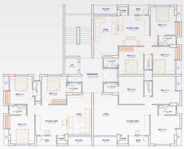 Project Image of 745.0 - 1661.0 Sq.ft 3 BHK Apartment for buy in Tejas Rayacha Shyamprabhu Niketan