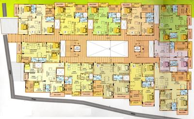 Project Image of 1200.0 - 1670.0 Sq.ft 2 BHK Apartment for buy in Sumo Krupa Temple 