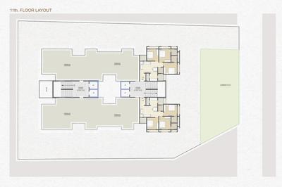 Project Image of 523.66 - 671.24 Sq.ft 2 BHK Apartment for buy in Upvan Skyline