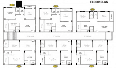 Honeyy Royal KGR Block 5 Royal KGR Block 5 Cluster Plan 1