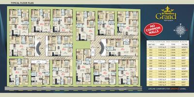 Project Image of 1135.0 - 1555.0 Sq.ft 2 BHK Apartment for buy in Sri Nandana Grand