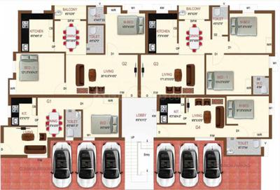 Project Image of 454.0 - 866.0 Sq.ft 1 BHK Apartment for buy in Sikara Orchid