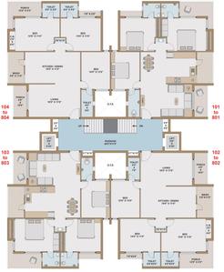 Project Image of 922.0 - 1015.0 Sq.ft 3 BHK Apartment for buy in Shree Vallabh Vatika