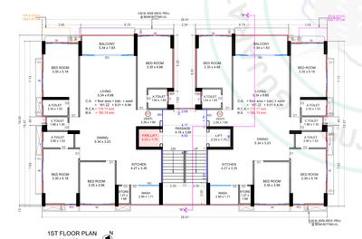 Project Image of 1136.56 - 1957.54 Sq.ft 3 BHK Apartment for buy in Meet Blue Stone One