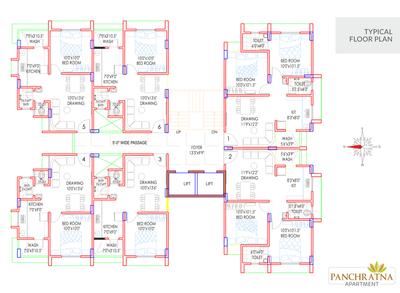 Project Image of 1590 Sq.ft 3 BHK Apartment / Flat for sale in Athwa for Rs. 7500000