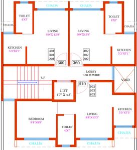 Project Image of 181.59 - 649.71 Sq.ft 1 RK Apartment for buy in Aryan Sandhya Sadan