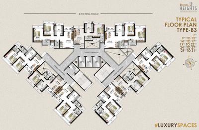 Project Image of 495.0 - 779.0 Sq.ft 1 BHK Apartment for buy in Shakti Siyara Heights