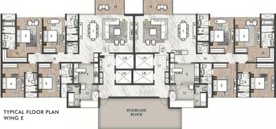 Project Image of 1730.0 - 2594.0 Sq.ft 4 BHK Apartment for buy in Rustomjee Paramount Wing E