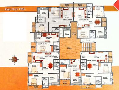 Project Image of 441.32 - 860.14 Sq.ft 1 BHK Apartment for buy in Residency