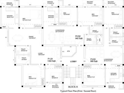 Project Image of 679.0 - 1153.0 Sq.ft 2 BHK Apartment for buy in Ruby Star City