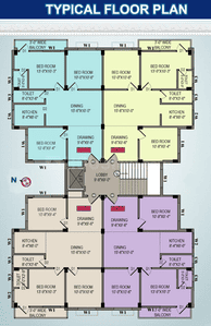 Project Image of 0.0 - 1050.0 Sq.ft 3 BHK Apartment for buy in Bakul View Apartment