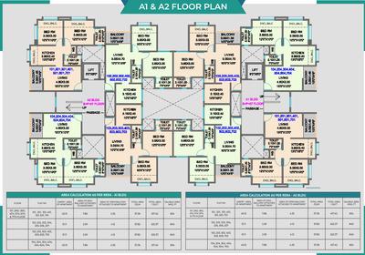 Project Image of 617.42 - 622.37 Sq.ft 2 BHK Apartment for buy in Siddhi Nest A1 A2
