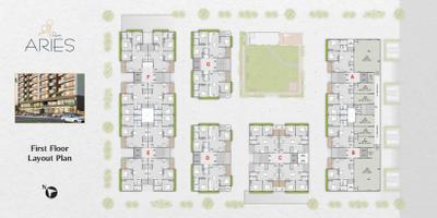 Project Image of 701.16 - 853.36 Sq.ft 2 BHK Apartment for buy in Kriya Shree Ram Aries