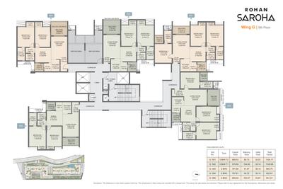 Project Image of 836.0 - 2023.0 Sq.ft 2 BHK Apartment for buy in Rohan Saroha