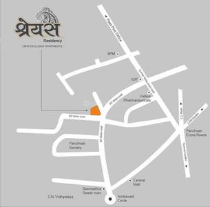 Project Image of 2170.0 - 2450.0 Sq.ft 3 BHK Apartment for buy in Swastik Shreyas Residency