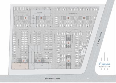 Project Image of 615.7 - 651.0 Sq.ft 2 BHK Apartment for buy in R Sheladia Panchamrut Skyz