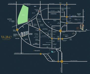 Project Image of 1660.0 - 1930.0 Sq.ft 3 BHK Apartment for buy in Wave By Raghava