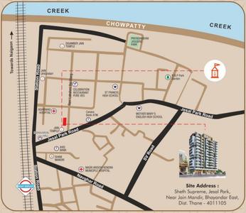 Project Image of 472.0 - 613.0 Sq.ft 2 BHK Apartment for buy in Sheth Supreme