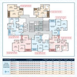 Project Image of 469.0 - 684.0 Sq.ft 1 BHK Apartment for buy in Adhya Radhakrishna C Wing
