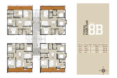 Project Image of 0.0 - 1558.12 Sq.ft 3 BHK Apartment for buy in Janapriya Upscale Bahiti