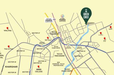 Project Image of 451.0 - 774.0 Sq.ft 1 BHK Apartment for buy in Sai Shradha The Green Crest Phase I
