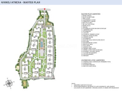 Project Image of 1293.57 - 2050.06 Sq.ft 2 BHK Apartment for buy in Godrej Athena