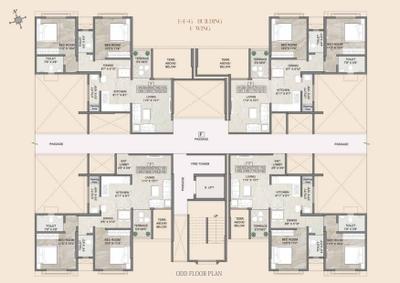 Project Image of 612.47 - 721.4 Sq.ft 2 BHK Apartment for buy in Arun Anika Piccadilly Phase 2