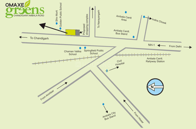 Project Image of 827.96 - 1188.0 Sq.ft 2 BHK Apartment for buy in Omaxe Greens