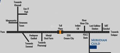 Project Image of 397.0 - 403.0 Sq.ft 1 BHK Apartment for buy in Meridian Gold