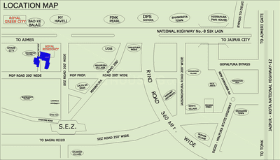 Gokul Kripa Royal Residency Plots Location Plan 2