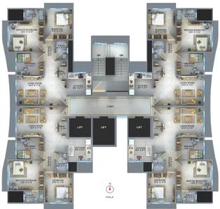 Project Image of 0.0 - 758.0 Sq.ft 3 BHK Apartment for buy in Kinner Goverdhangiri