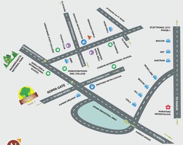 Pride Vatika Phase II Location Plan 1