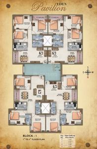 Project Image of 964.0 - 1404.0 Sq.ft 2 BHK Apartment for buy in Eden Pavilion