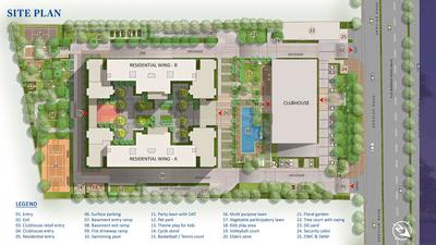 Project Image of 1563.0 - 1687.0 Sq.ft 3 BHK Apartment for buy in Bren Aspera