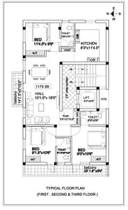 Project Image of 0.0 - 1175.0 Sq.ft 3 BHK Apartment for buy in San Golden Bricks