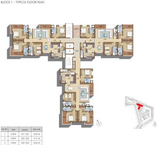 Project Image of 2351.0 - 3233.0 Sq.ft 3 BHK Apartment for buy in Sterling Infinia